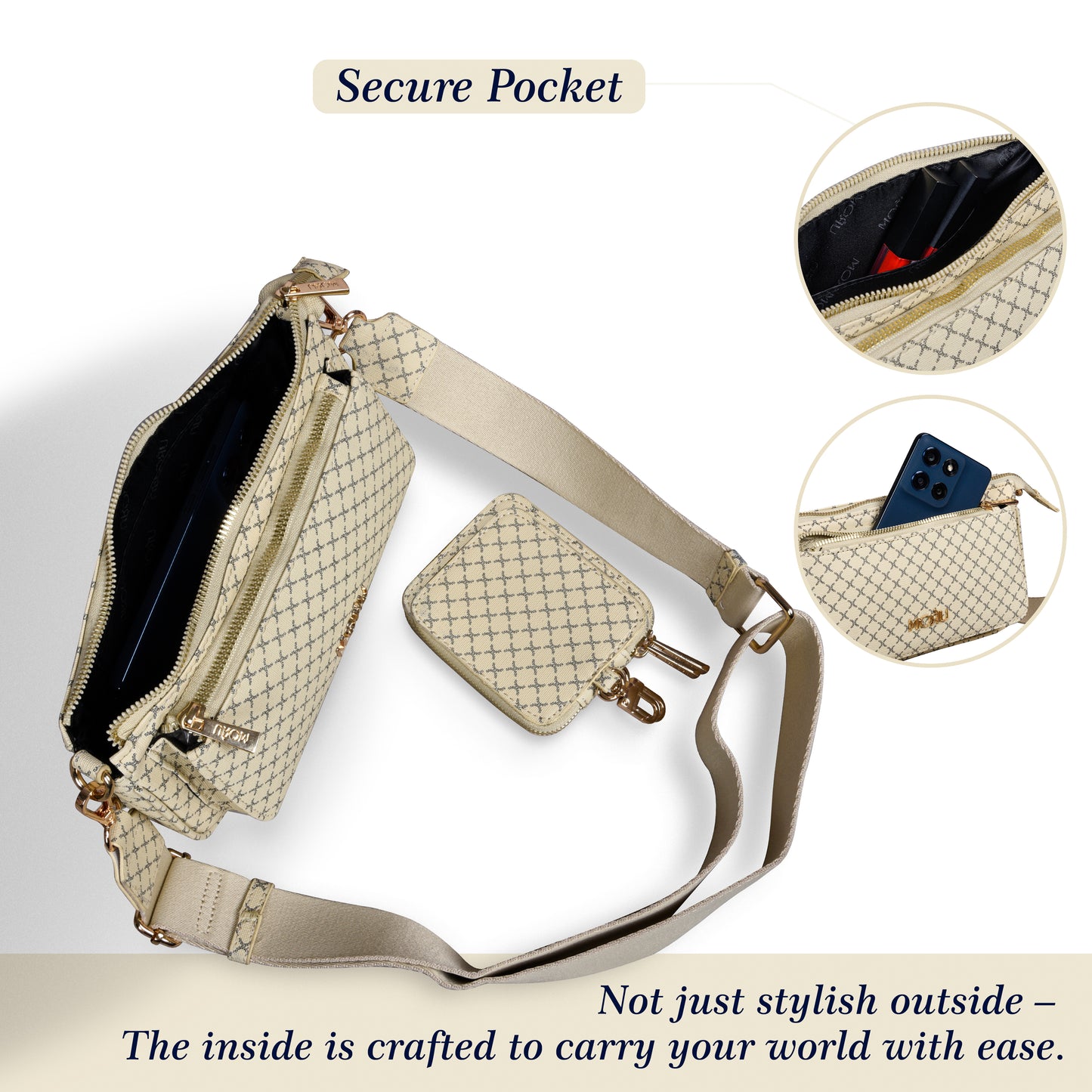 Crossbody Handbag with Coin Purse