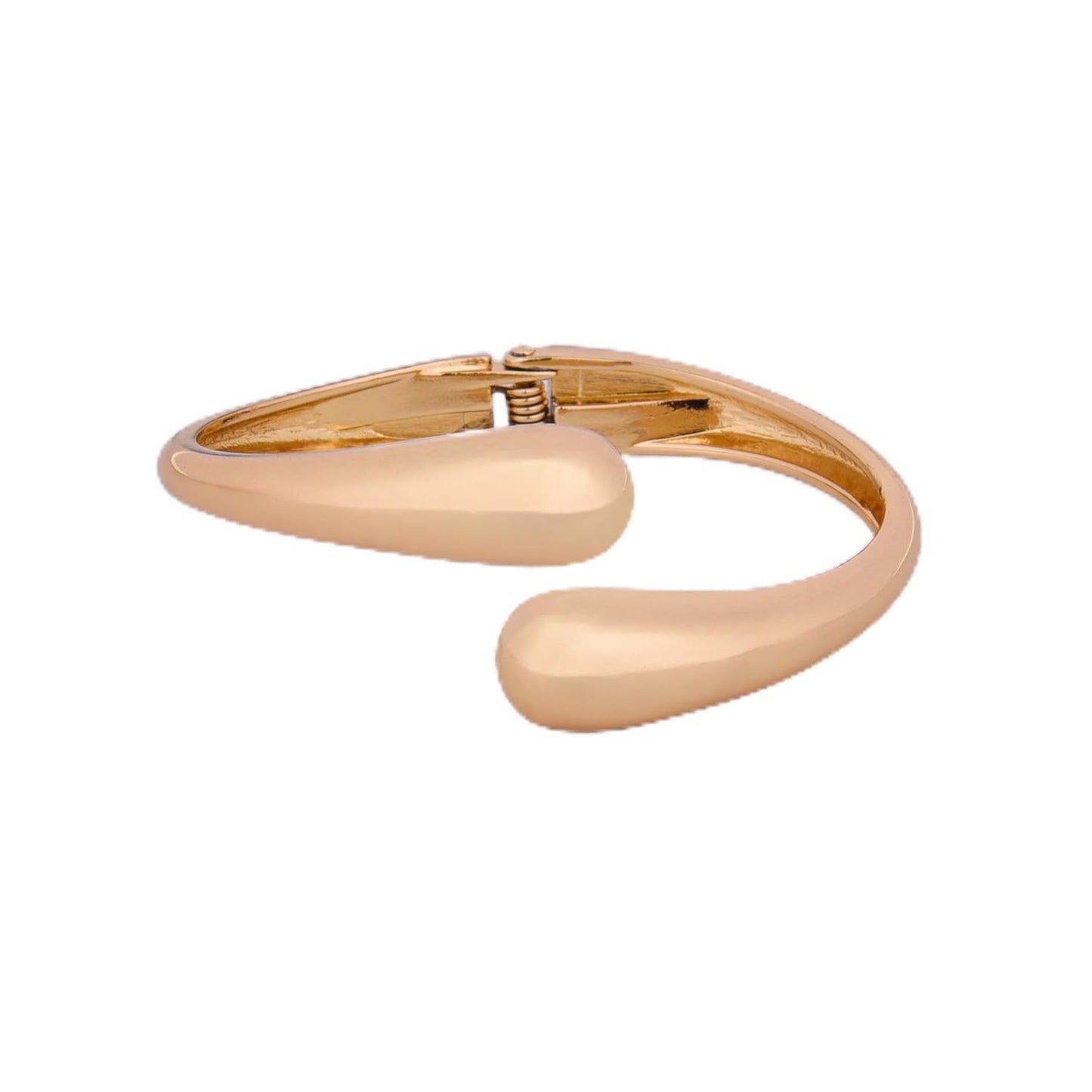 MORU Duet Open Kada Bangle for Women | Minimal Overlap Bracelet | Fashion Jewellery for Wedding, Parties & Gifting