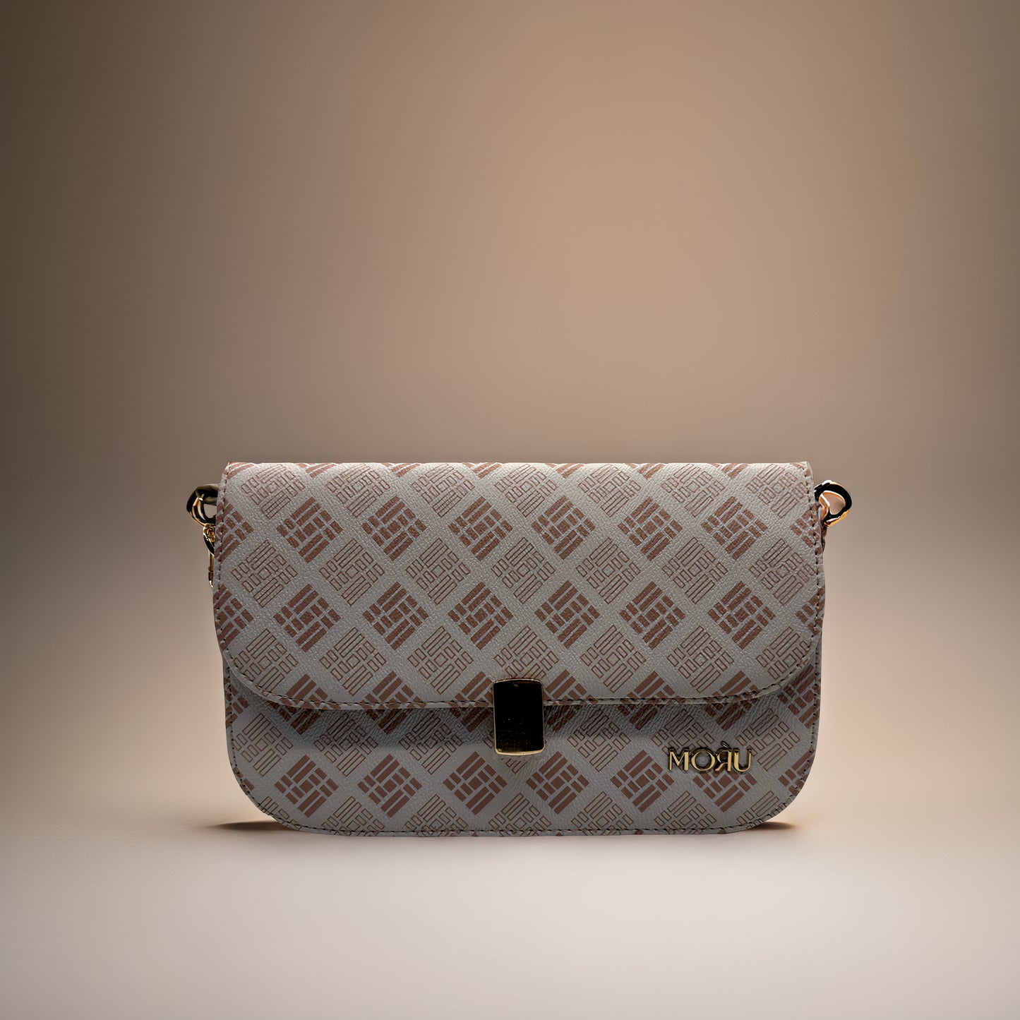 MORU FASHIONS Women Rafa Shoulder Bag With Additional Detachable Strap Cream