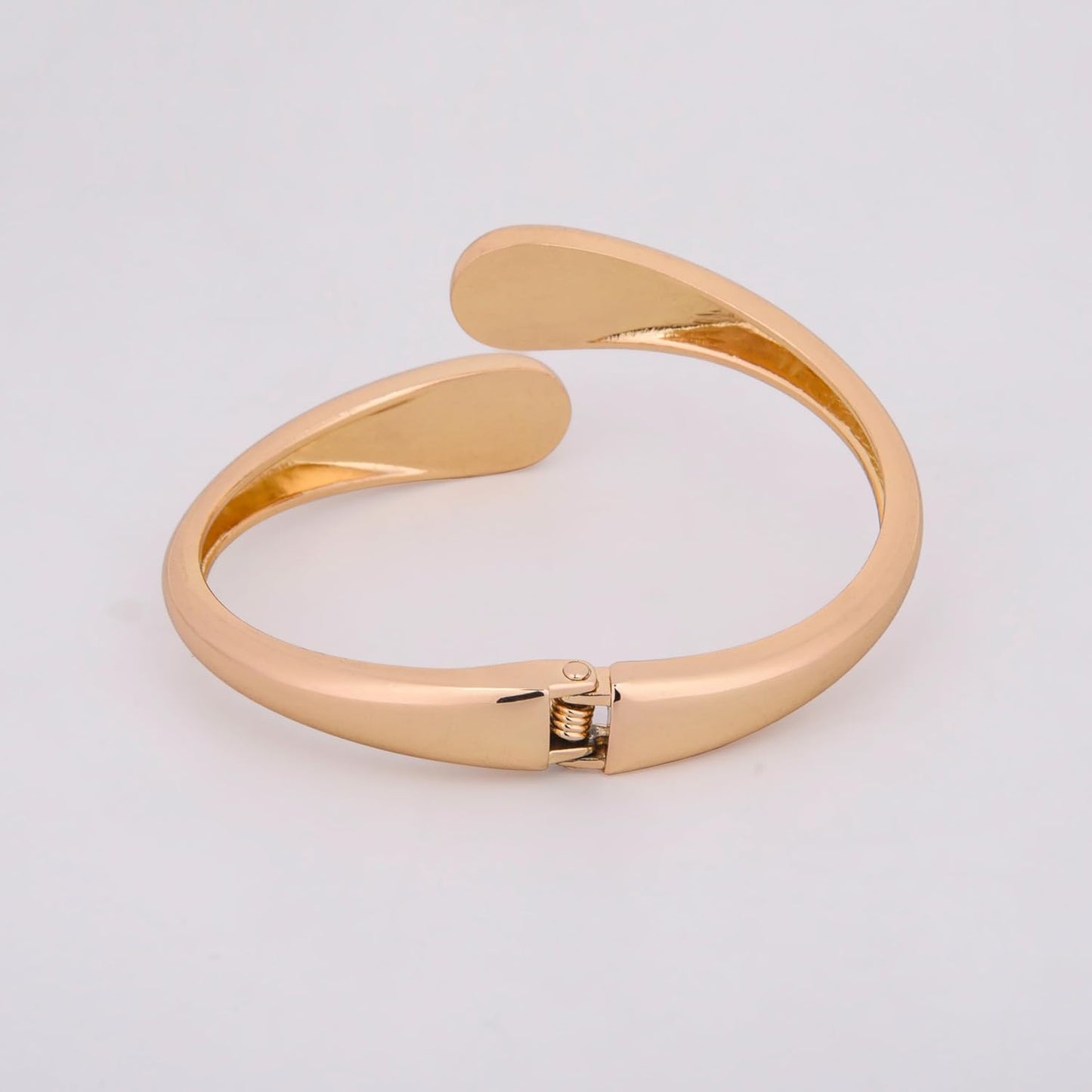 MORU Duet Open Kada Bangle for Women | Minimal Overlap Bracelet | Fashion Jewellery for Wedding, Parties & Gifting
