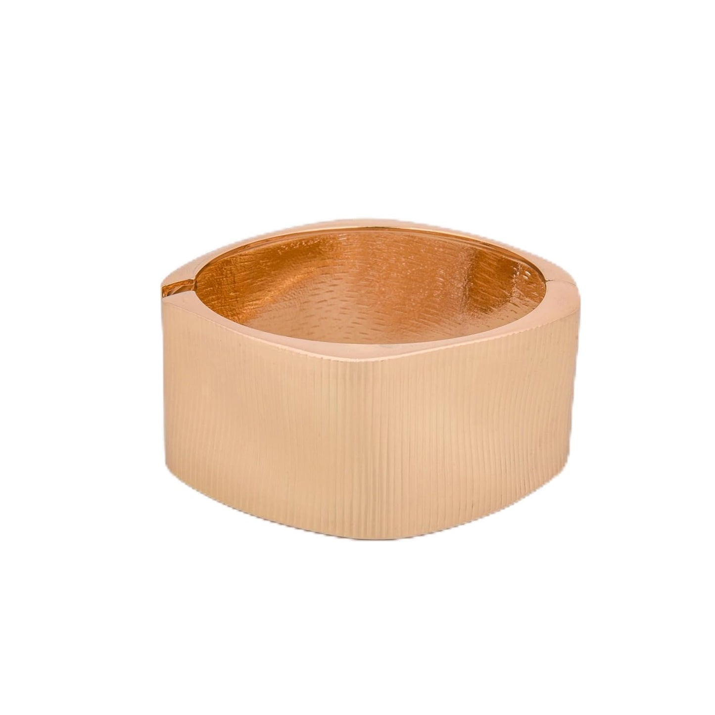MORU Aurora Luxe Wide Kada Bangle for Women | Textured Openable Bracelet | Statement Fashion Jewelry for Parties, Weddings & Gifting