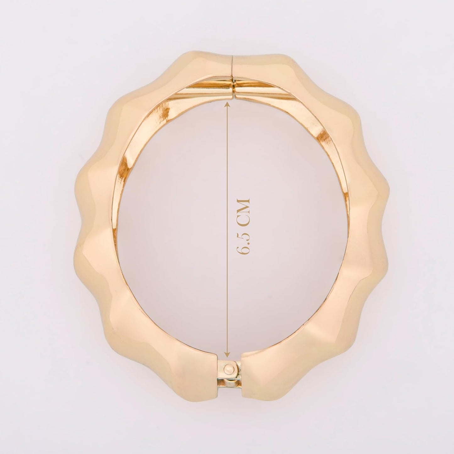 MORU Kage Jagged Kada Bangle for Women | Bold Geometric Openable Bracelet | Fashion Jewellery for Parties, Weddings & Gifting