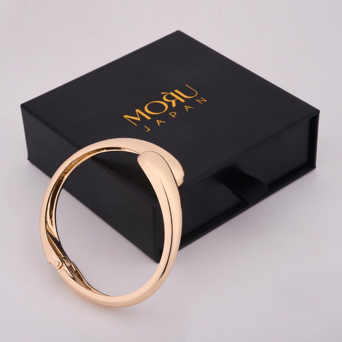 MORU Duet Open Kada Bangle for Women | Minimal Overlap Bracelet | Fashion Jewellery for Wedding, Parties & Gifting