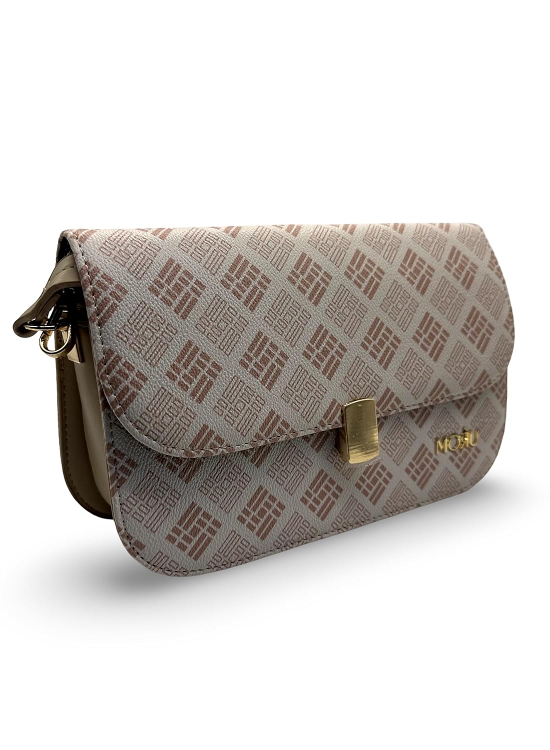 MORU FASHIONS Women Rafa Shoulder Bag With Additional Detachable Strap Cream