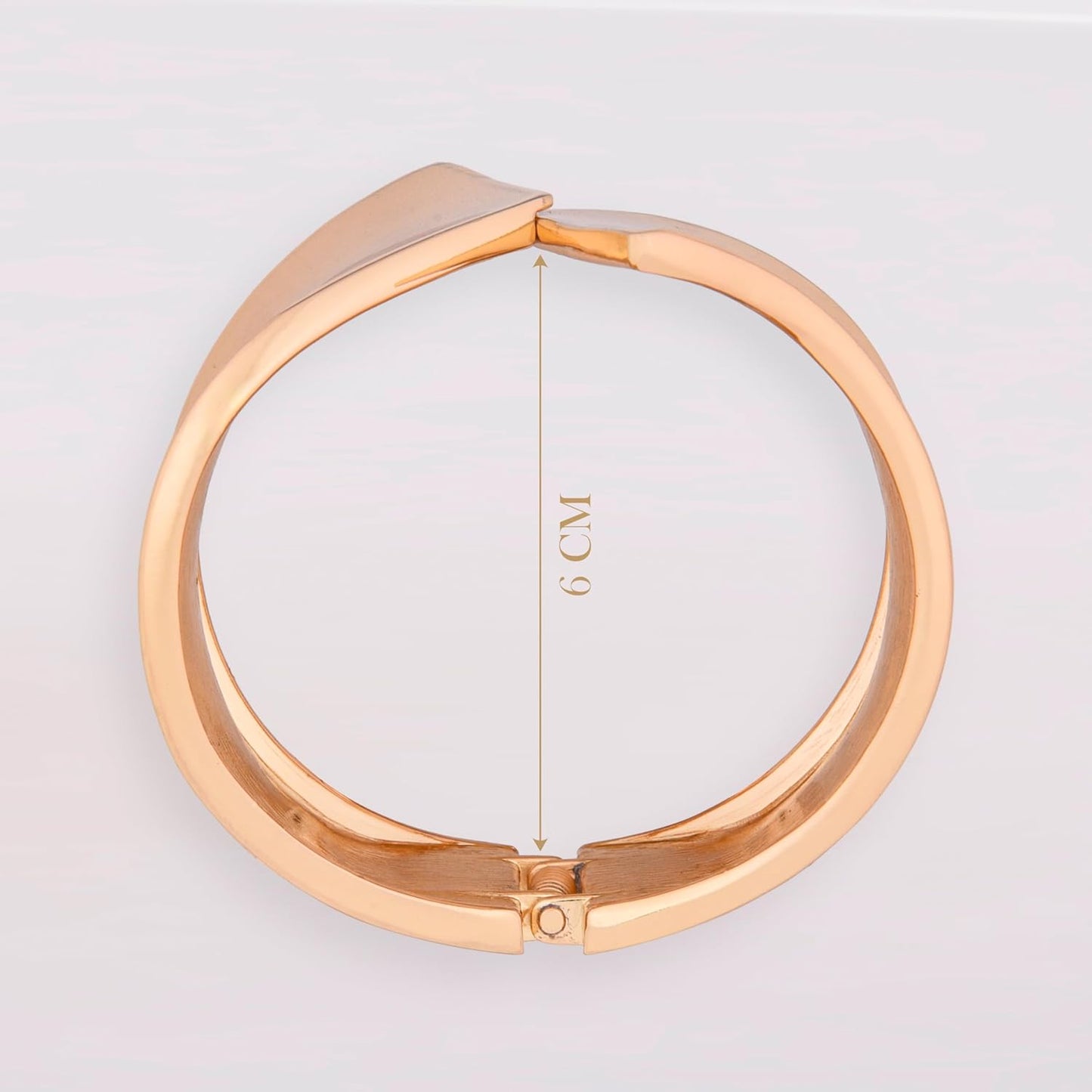 MORU Sculpted Statement Kada Bangle for Women | Bold Wide Openable Bracelet | Fashion Jewellery for Weddings, Parties & Gifting