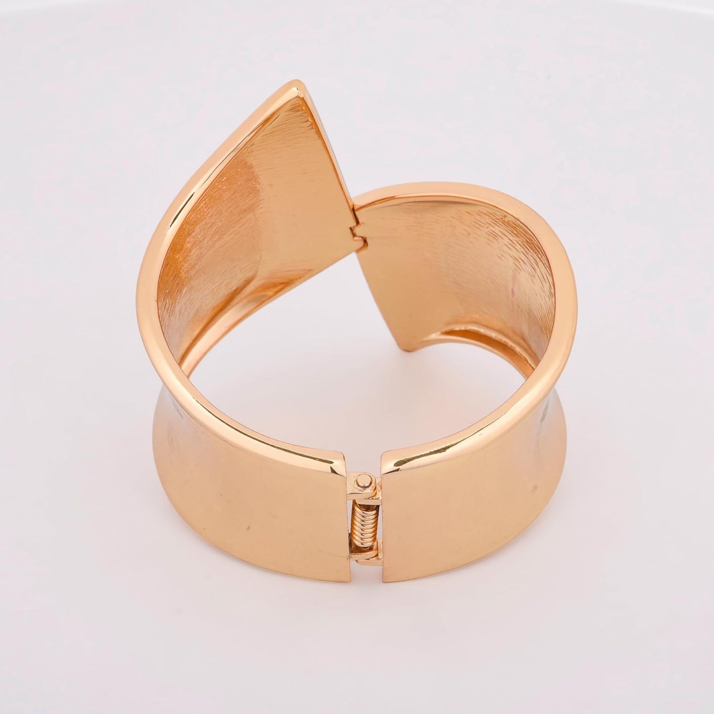 MORU Sculpted Statement Kada Bangle for Women | Bold Wide Openable Bracelet | Fashion Jewellery for Weddings, Parties & Gifting
