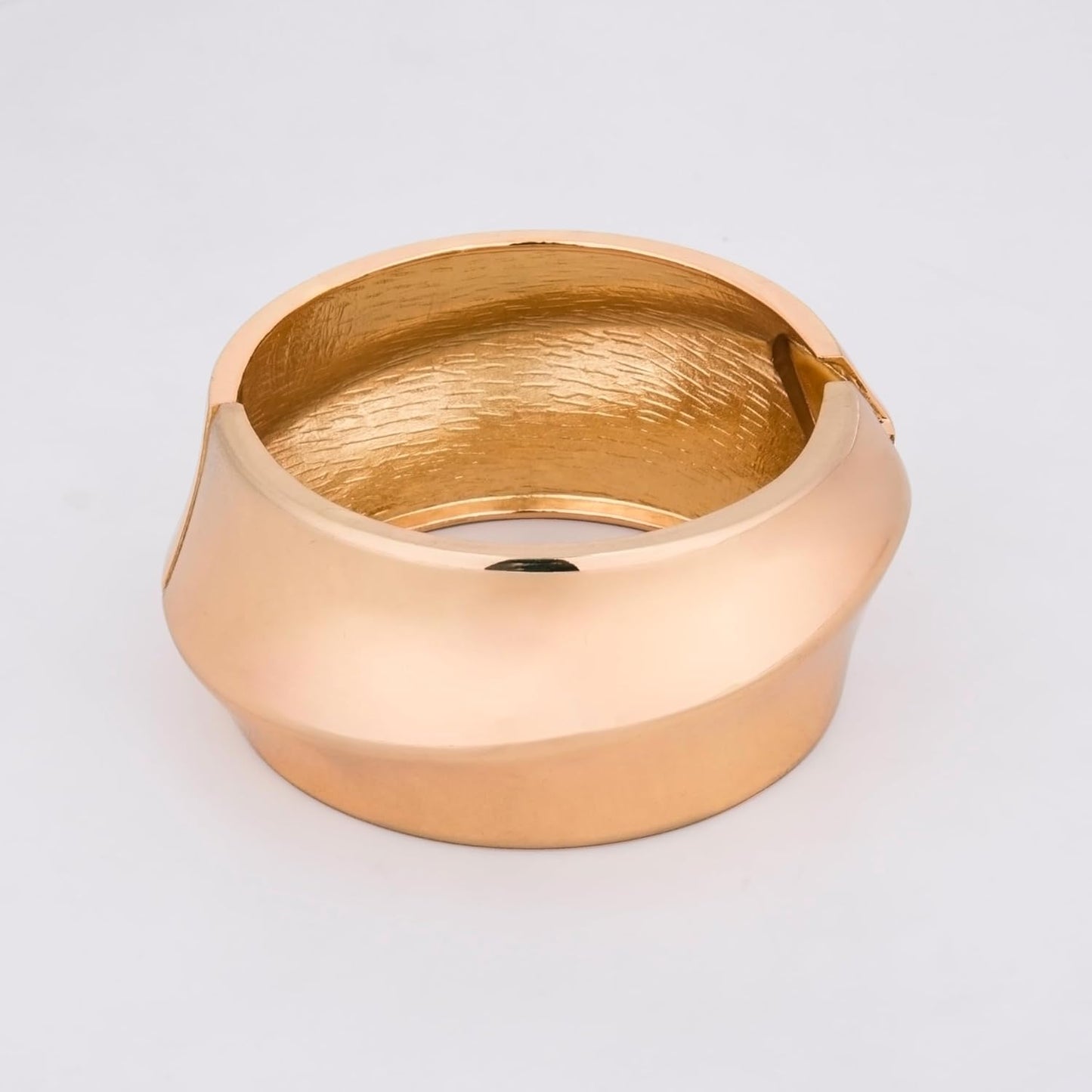 MORU Hikari Wide Kada Bangle for Women | Minimal Flat Openable Bracelet | Fashion Jewellery for Parties, Weddings & Gifting