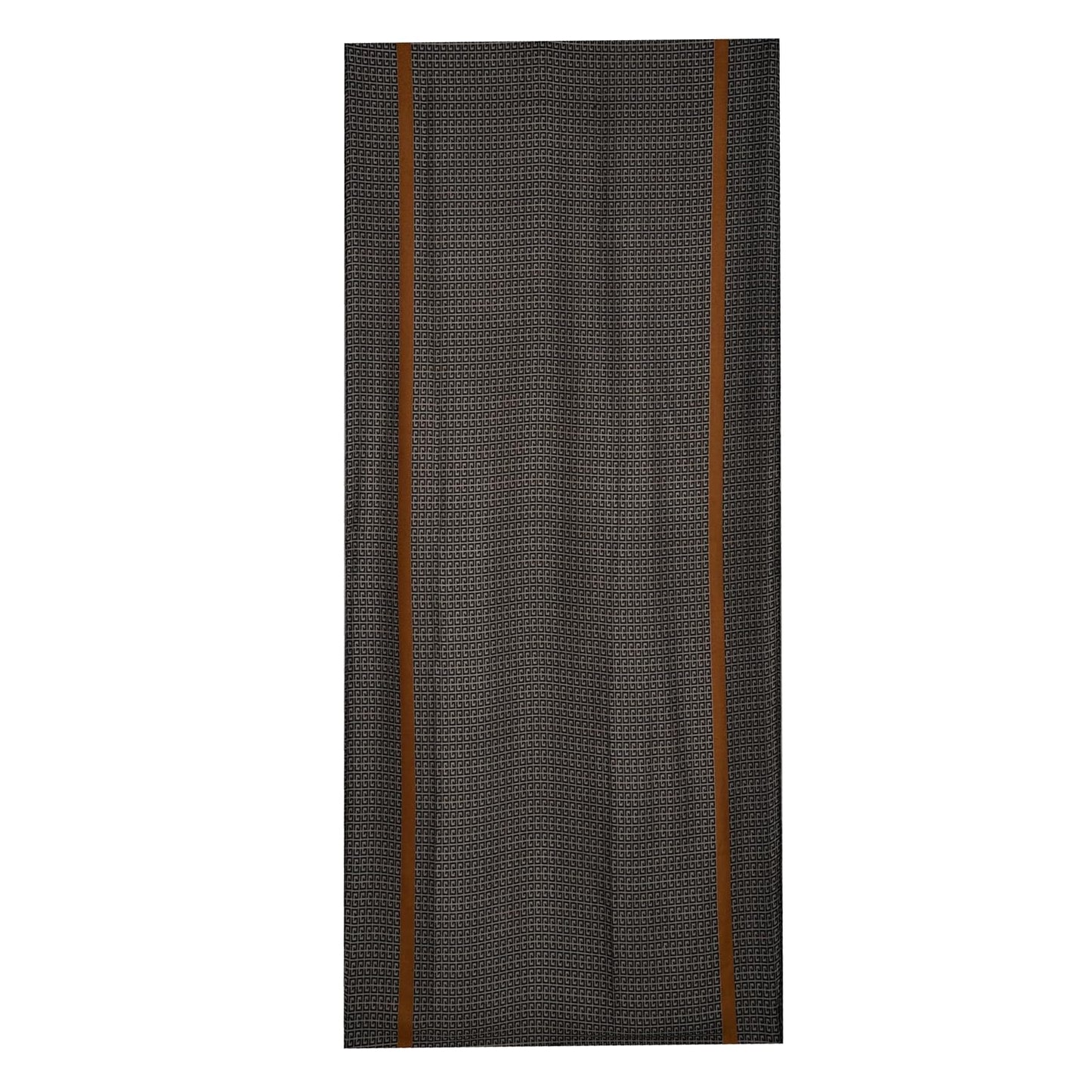 MORU Tokyo Modern Luxe Women's Geometric Printed Stole for Women | Premium Soft Designer Fashion Scarf Wrap | Elegant Modern Geometric Shawl | Black Brown