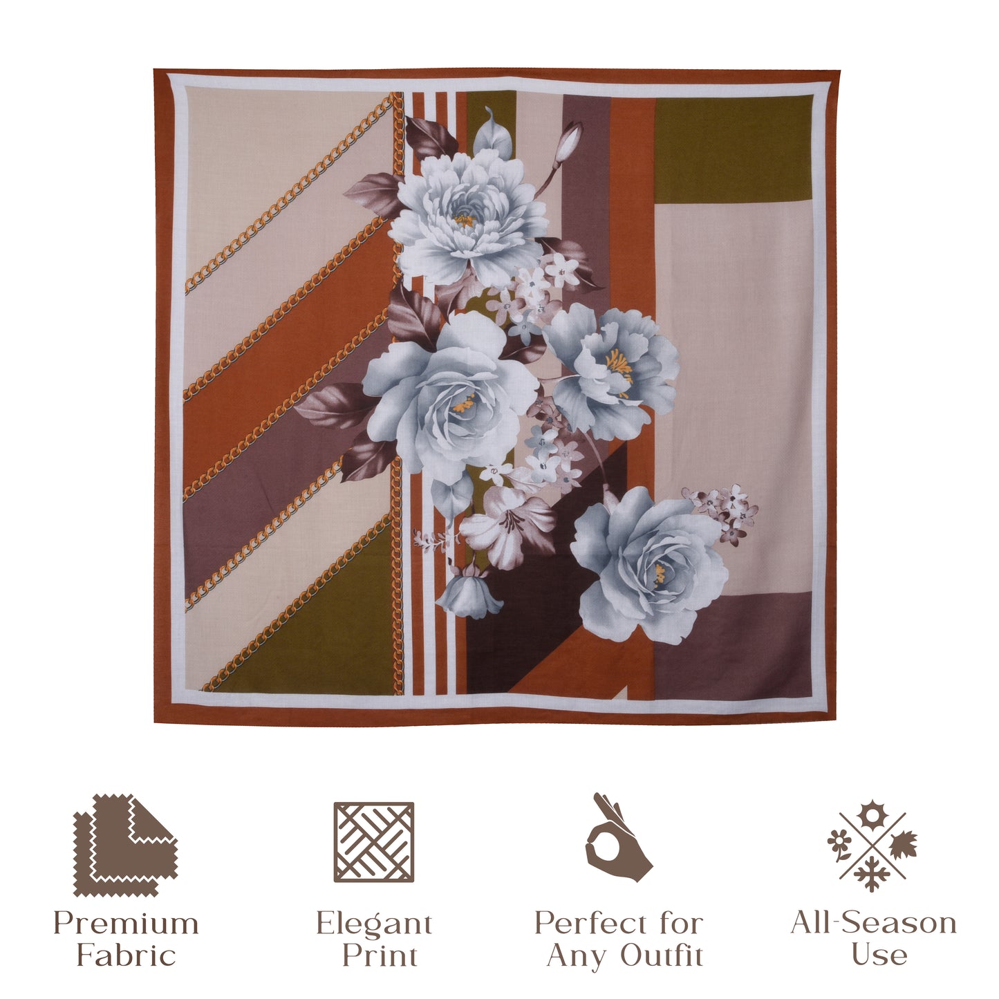 Kyoto Luxe Women’s Autumn Bloom Scarf