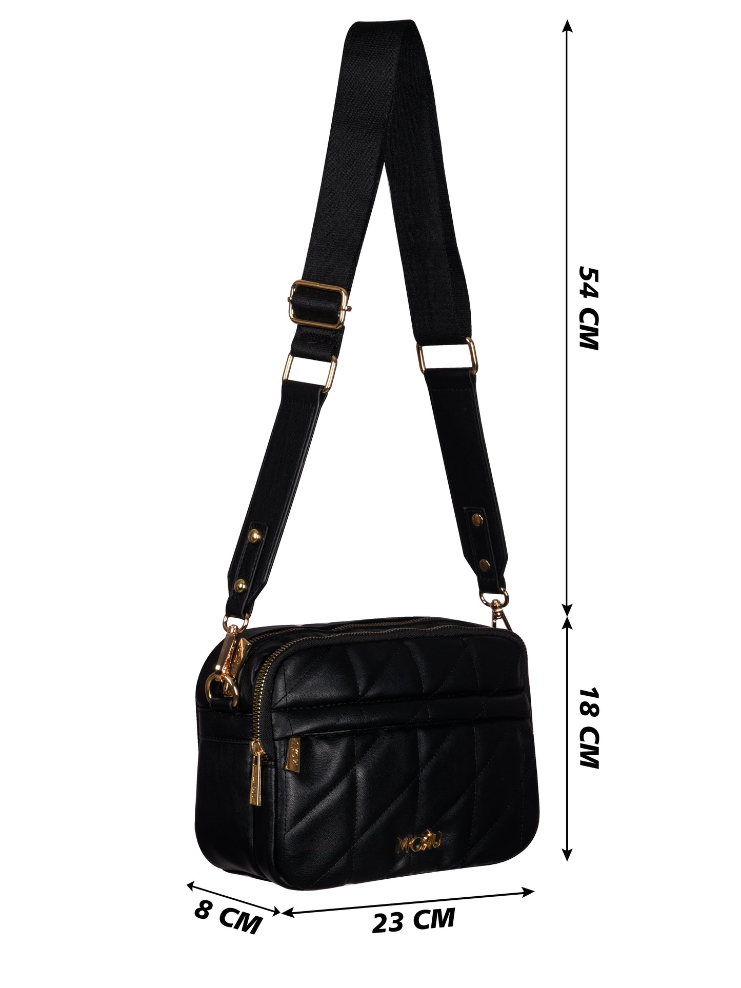 Kuro Quilted Crossbody Bag
