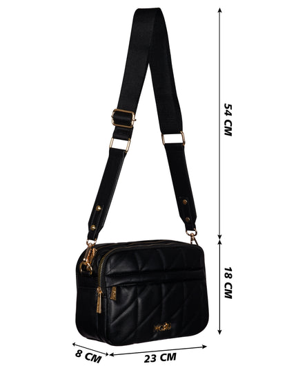 Kuro Quilted Crossbody Bag