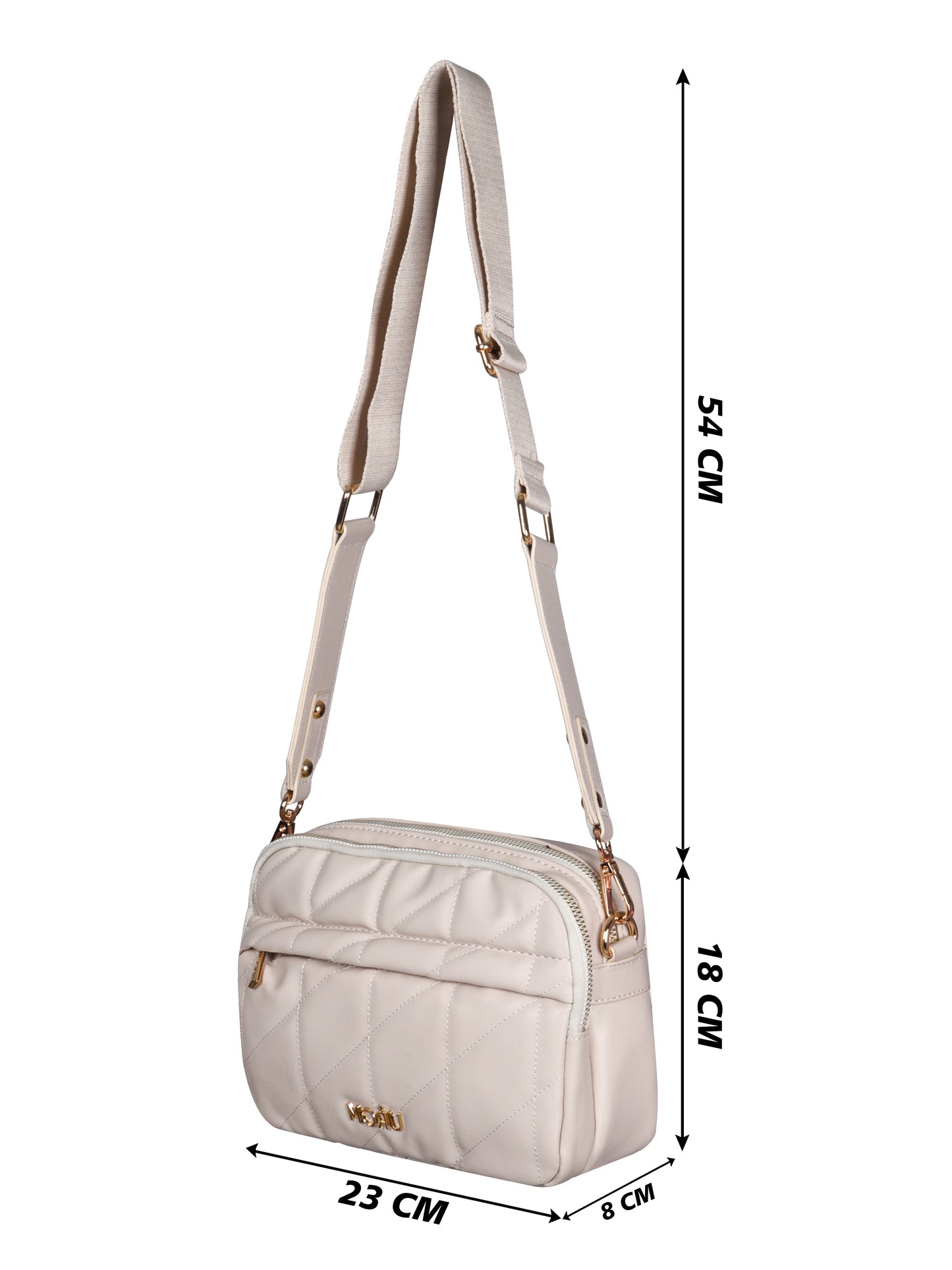Kuro Quilted Crossbody Bag