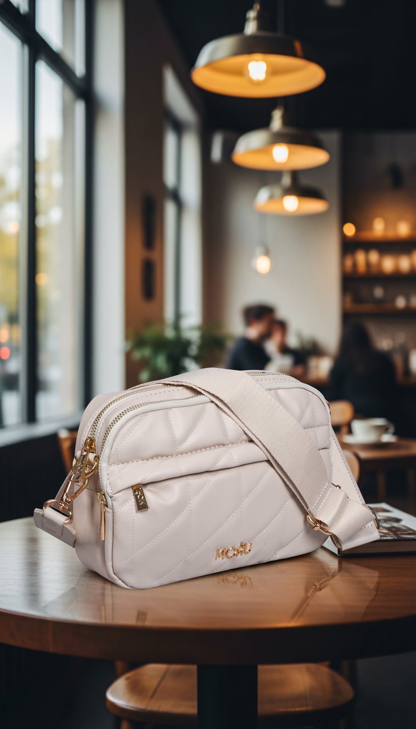 Kuro Quilted Crossbody Bag