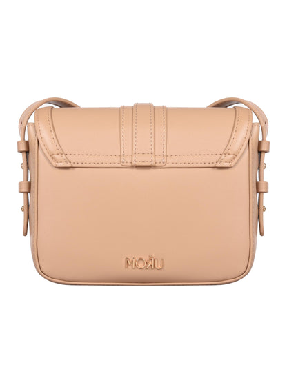 MORU Aurelia Saddle Crossbody Bag for Women | Crossbody Purse | Structured Crossbody Bags for Women Stylish | Adjustable Shoulder Strap