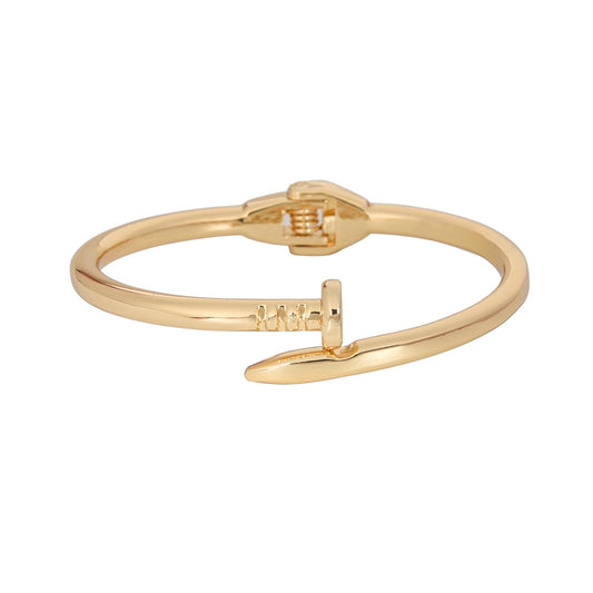 MORU Seika Slim Kada Bangle for Women | Minimal Openable Bracelet | Fashion Jewellery for Wedding, Parties & Gifting