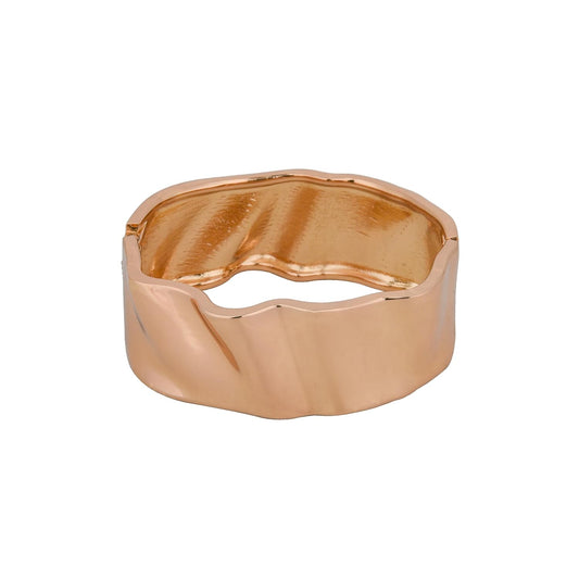 MORU Wavecrest Sculpted Kada Bangle for Women | Wide Openable Bracelet | Fashion Jewellery for Parties, Weddings & Gifting