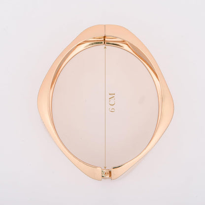 MORU Aurora Luxe Wide Kada Bangle for Women | Textured Openable Bracelet | Statement Fashion Jewelry for Parties, Weddings & Gifting