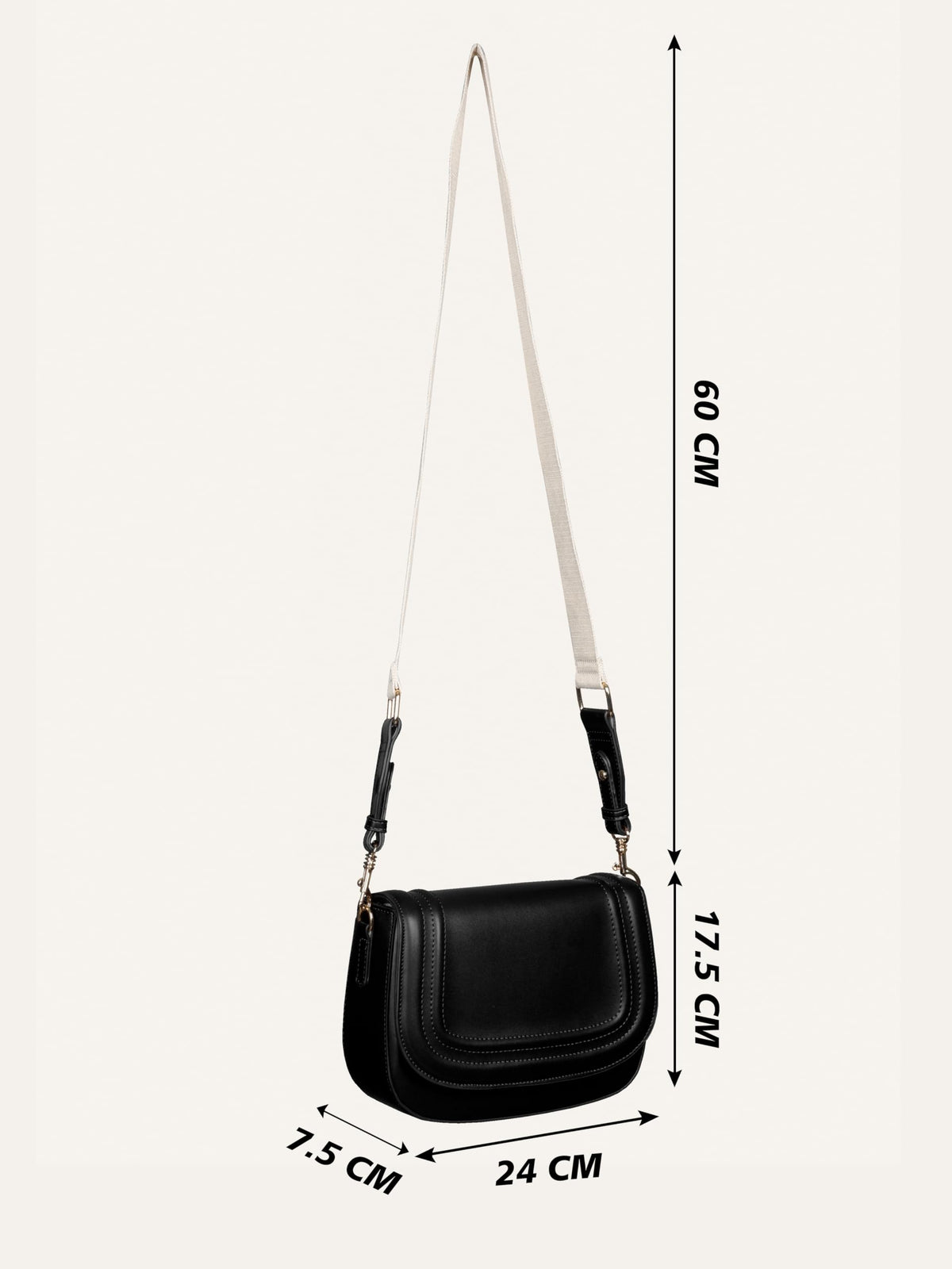 MORU Celeste Curved Flap Crossbody Sling Bag