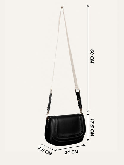 MORU Celeste Curved Flap Crossbody Sling Bag