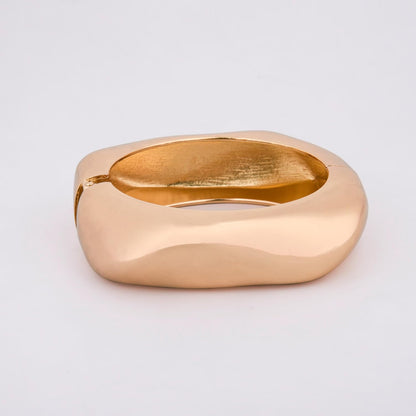 MORU Quadra Geometric Kada Bangle for Women | Bold Openable Bracelet | Fashion Jewellery for Parties, Weddings & Gifting