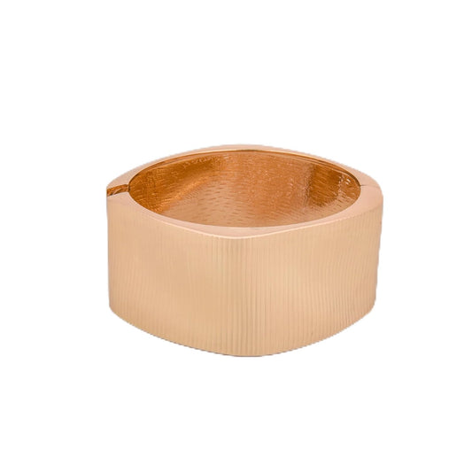 MORU Aurora Luxe Wide Kada Bangle for Women | Textured Openable Bracelet | Statement Fashion Jewelry for Parties, Weddings & Gifting