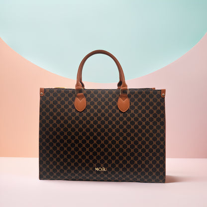 VINTAGE TOP HANDLE TOTE BAG