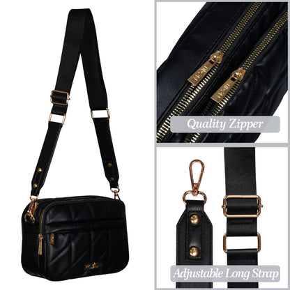 Kuro Quilted Crossbody Bag