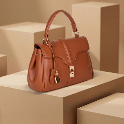 MORU Sienna Lock Satchel Bag