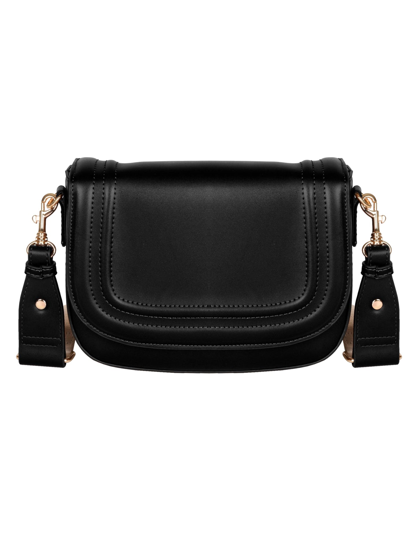 MORU Celeste Curved Flap Crossbody Sling Bag for Women | Premium Structured Saddle Crossbody Bag with Adjustable Strap | Stylish Everyday Shoulder Purse with Secure Inner Pocket