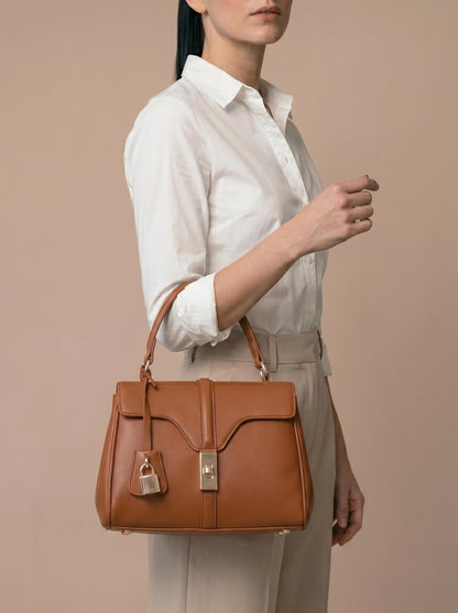 MORU Sienna Lock Satchel Bag