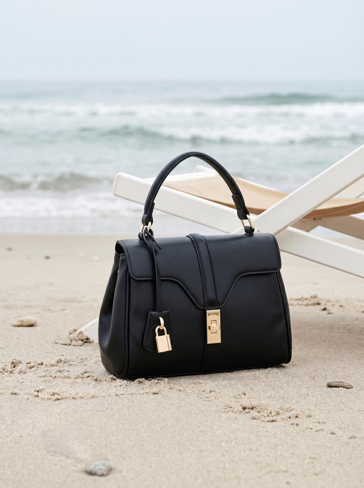 MORU Sienna Lock Satchel Bag