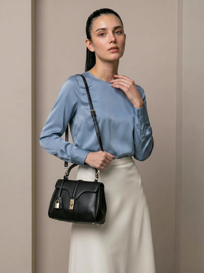 MORU Sienna Lock Satchel Bag