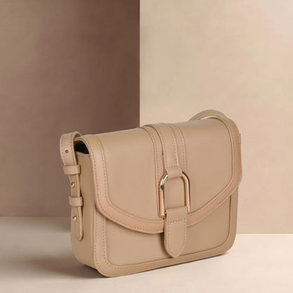 MORU Aurelia Saddle Crossbody Bag for Women | Crossbody Purse | Structured Crossbody Bags for Women Stylish | Adjustable Shoulder Strap