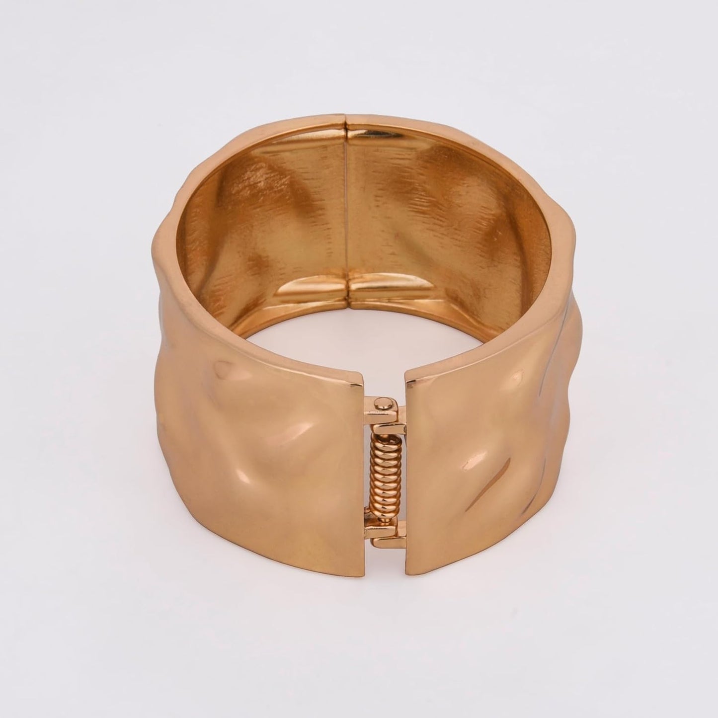 MORU Radiant Textured Kada Bangle for Women | Wide Openable Bracelet | Fashion Jewellery for Weddings, Parties & Gifting