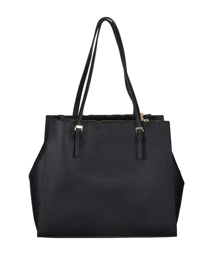 MORU Akari Structured Tote Bag for Women | Large Office Handbag Fits 13–16 inch MacBooks | Premium Vegan Leather Shoulder Bag | Zipper Closure | Work & Daily Use
