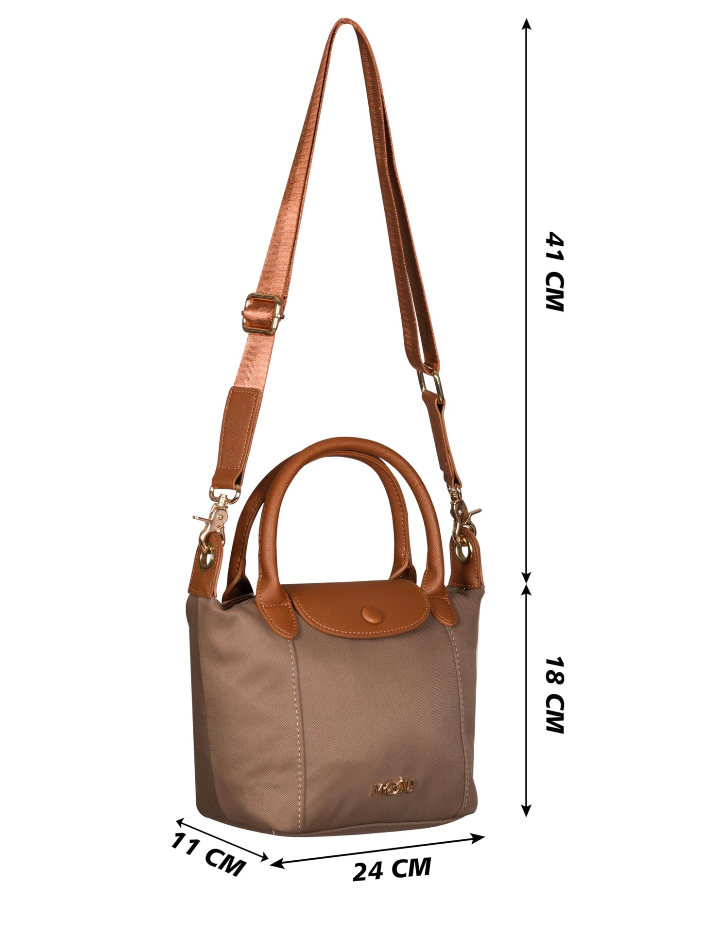 MORU Luma Sling Bag for Women | Stylish Top Handle Crossbody Handbag with Adjustable Strap | Lightweight, Water-Resistant Fabric | Everyday Casual & Office Use