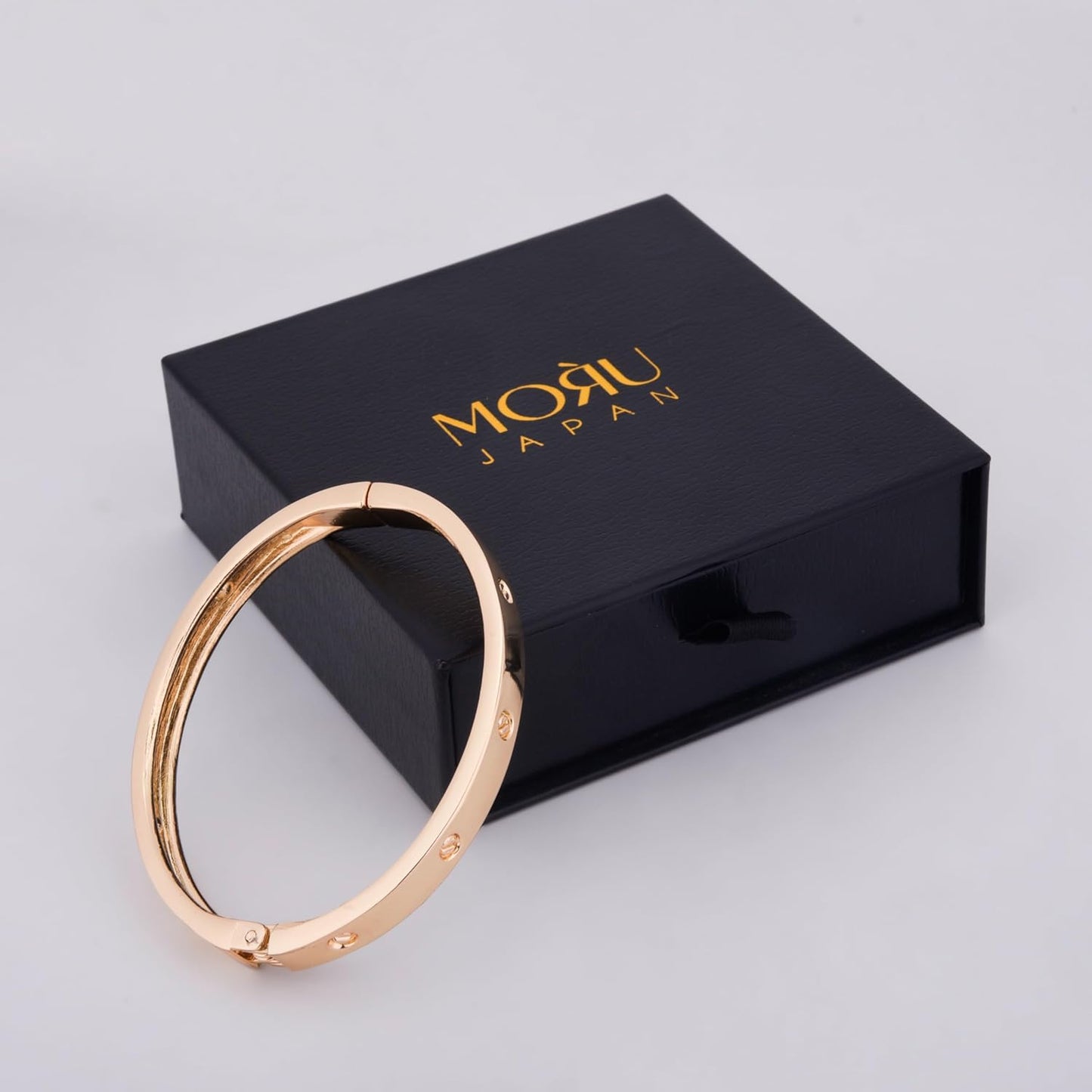 MORU Eternal Bond Kada Bangle for Women | Minimal Openable Bracelet | Fashion Jewellery for Wedding, Parties & Gifting