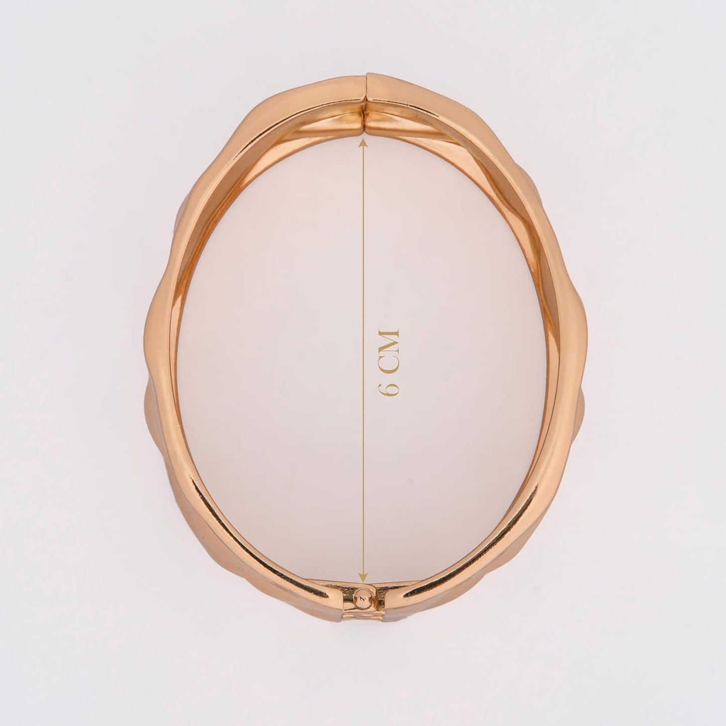 MORU Radiant Textured Kada Bangle for Women | Wide Openable Bracelet | Fashion Jewellery for Weddings, Parties & Gifting