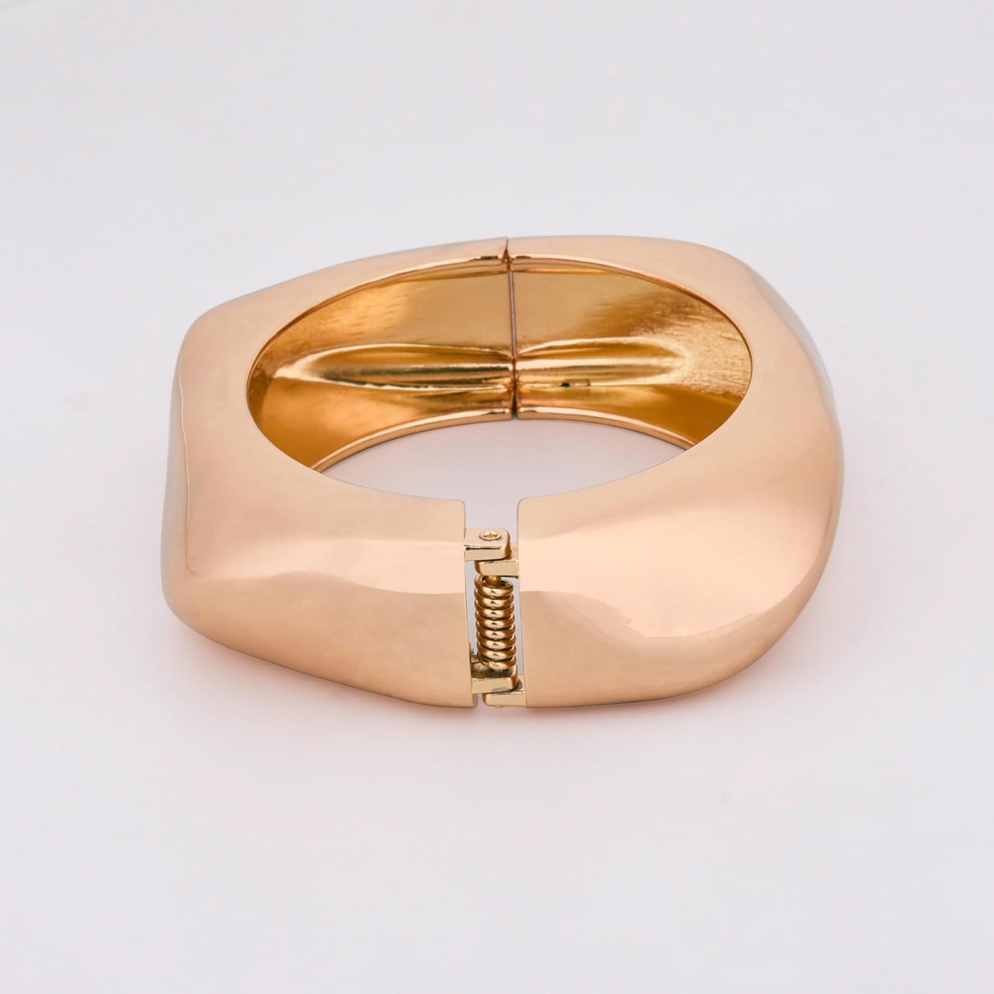 MORU Quadra Geometric Kada Bangle for Women | Bold Openable Bracelet | Fashion Jewellery for Parties, Weddings & Gifting