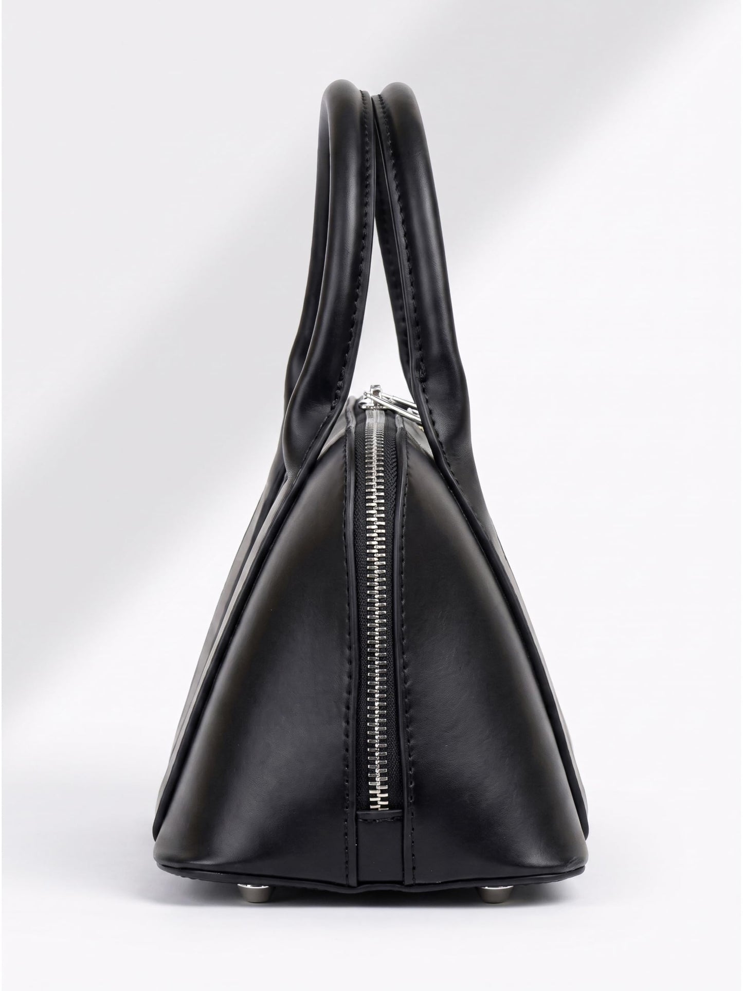 MORU Lumière Boston Satchel for Women | Premium Smooth PU Leather Handbag | Structured Top Handle Bag | Detachable Adjustable Shoulder Strap | Zip Closure