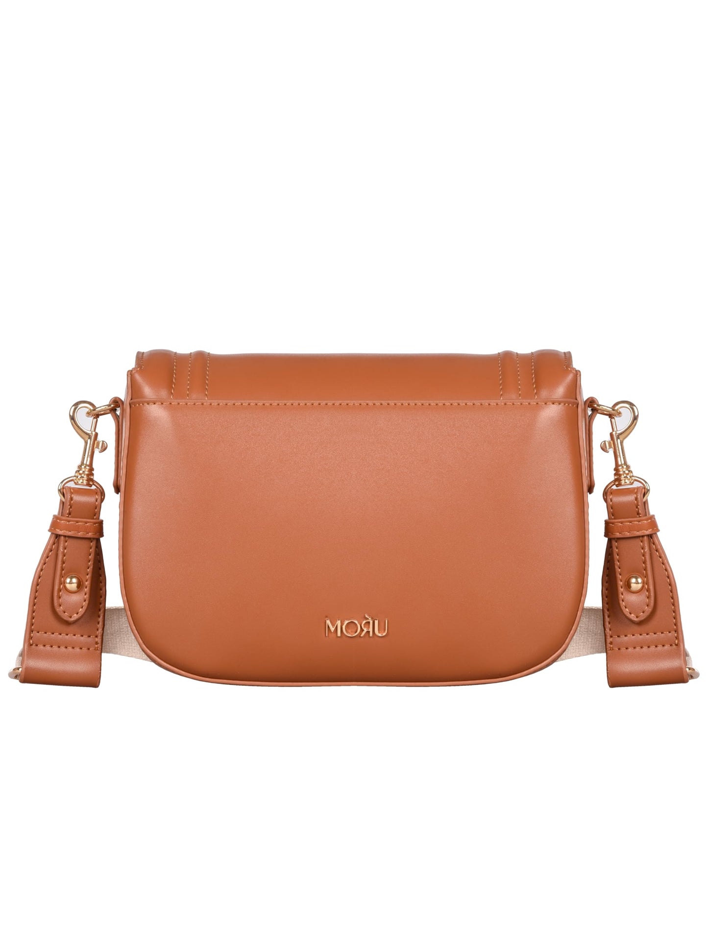MORU Celeste Curved Flap Crossbody Sling Bag for Women | Premium Structured Saddle Crossbody Bag with Adjustable Strap | Stylish Everyday Shoulder Purse with Secure Inner Pocket