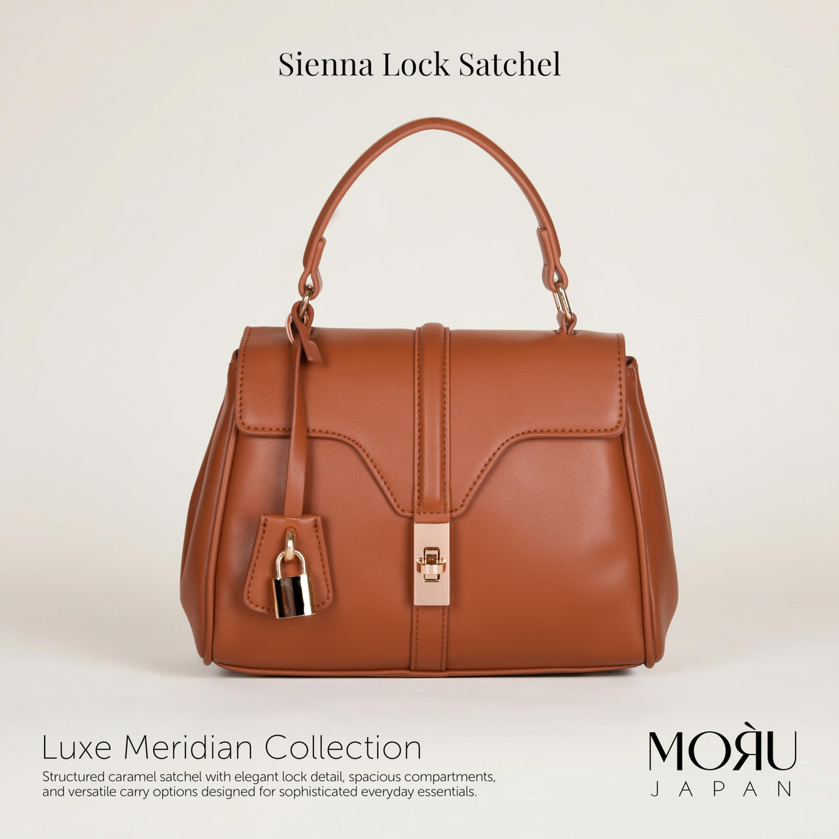 MORU Sienna Lock Satchel Bag
