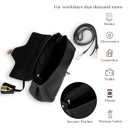 MORU Sienna Lock Satchel Bag