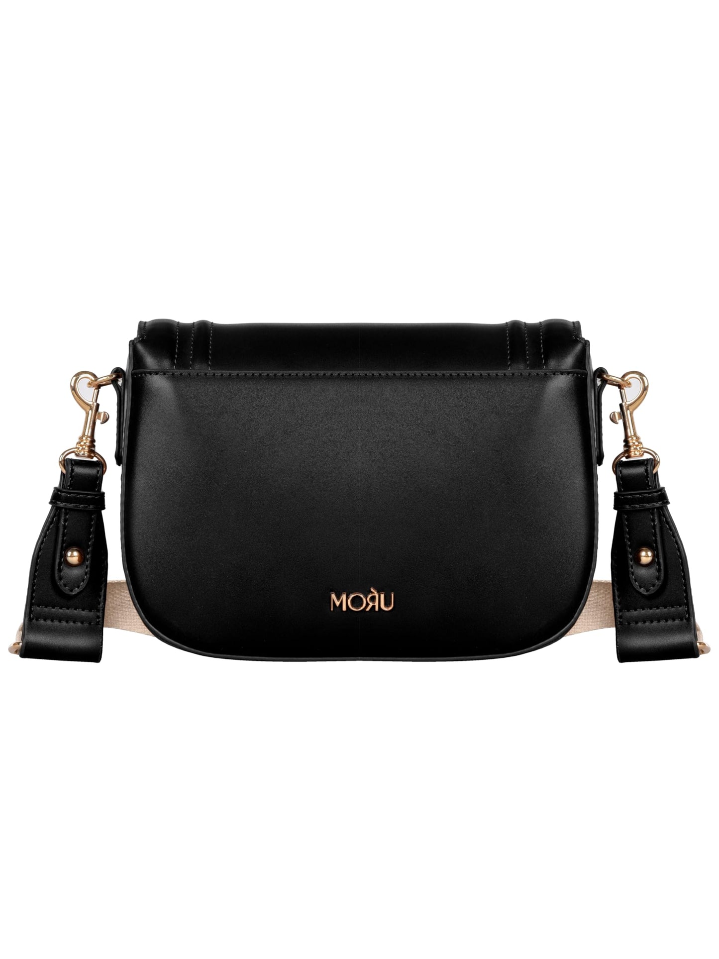MORU Celeste Curved Flap Crossbody Sling Bag for Women | Premium Structured Saddle Crossbody Bag with Adjustable Strap | Stylish Everyday Shoulder Purse with Secure Inner Pocket