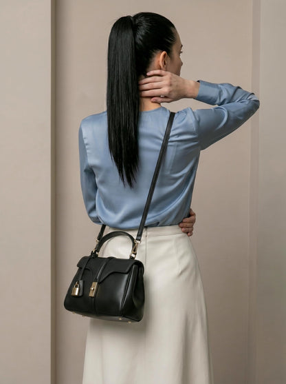 MORU Sienna Lock Satchel Bag