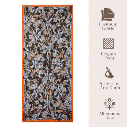 MORU Regalia Luxe Women’s Equestrian Chain Scarf