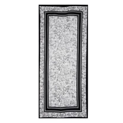 MORU Kyoto Nature Line Women’s Bamboo Print Scarf | Soft Lightweight Beige & Ivory Japanese Inspired Stole | Elegant Minimalist Fashion Wrap for All Seasons