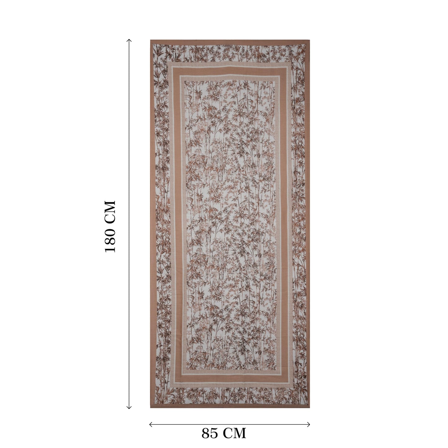 MORU Kyoto Nature Line Women’s Bamboo Print Scarf | Soft Lightweight Beige & Ivory Japanese Inspired Stole | Elegant Minimalist Fashion Wrap for All Seasons