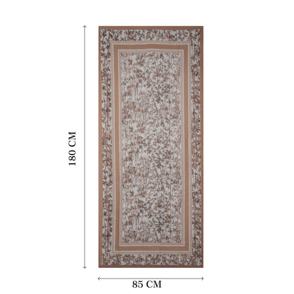 MORU Kyoto Nature Line Women’s Bamboo Print Scarf | Soft Lightweight Beige & Ivory Japanese Inspired Stole | Elegant Minimalist Fashion Wrap for All Seasons