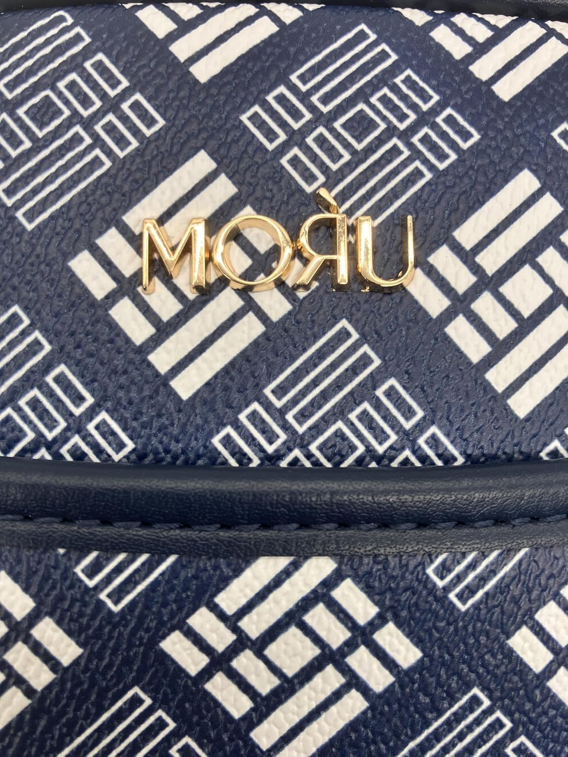 MORU FASHIONS Women Polyurethane Rafa Sling Bag With Adjustable Detachable Strap Navy Blue